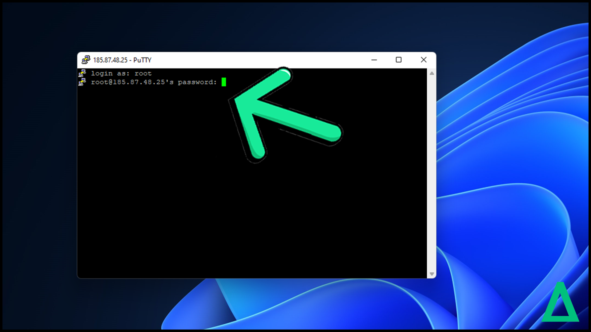 image.png Putty connecting to WIndows